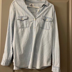 Light Denim Button Up